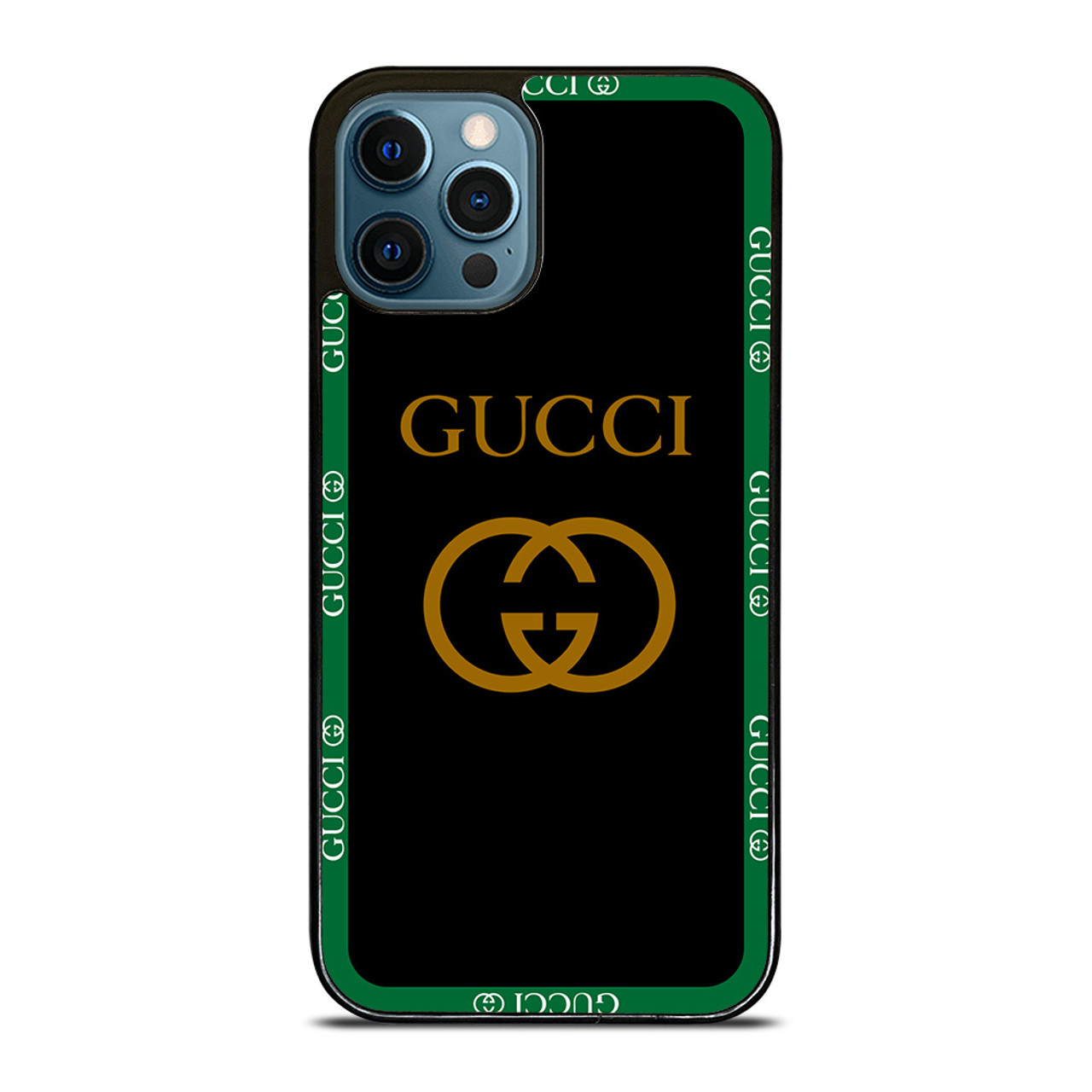 GUCCI ROUND BLACK iPhone 12 Pro Max Case Cover